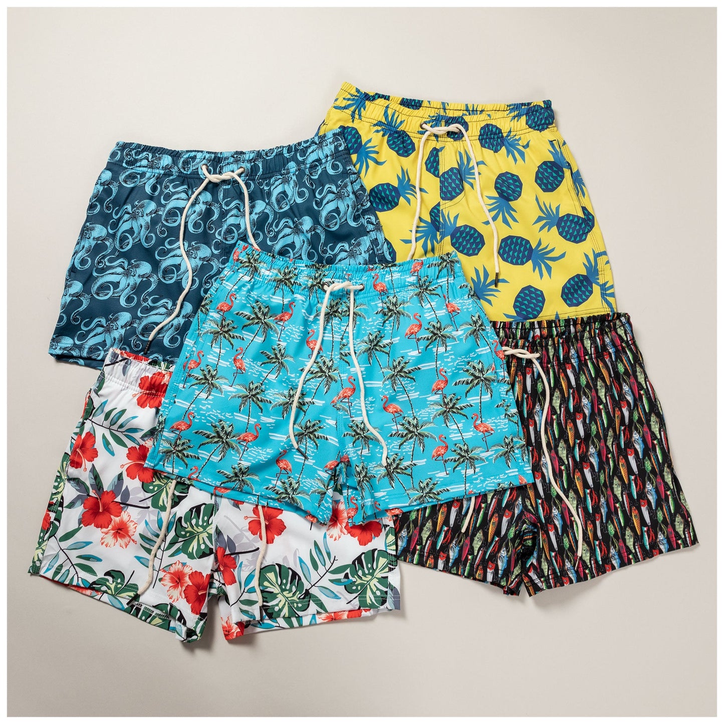 Two Left Feet® Men's Swim Trunks