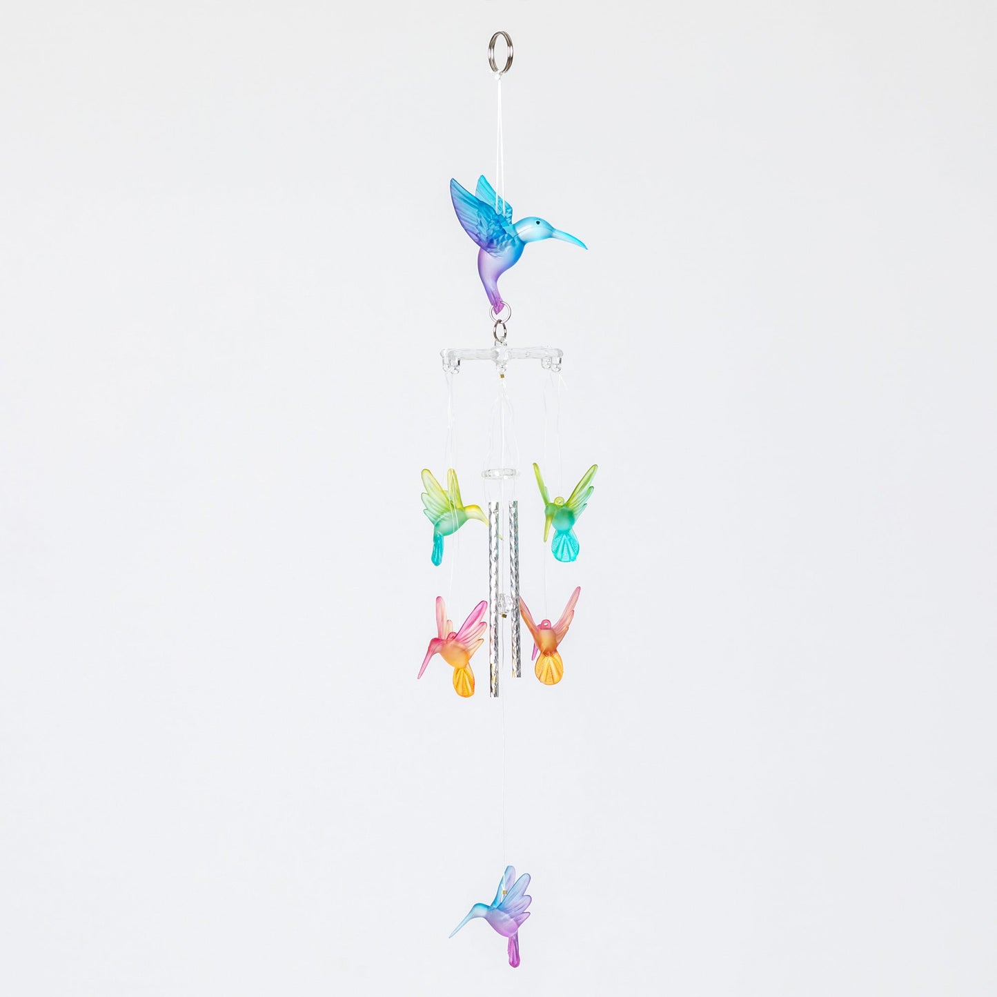 Rainbow of Hummingbirds Wind Chime