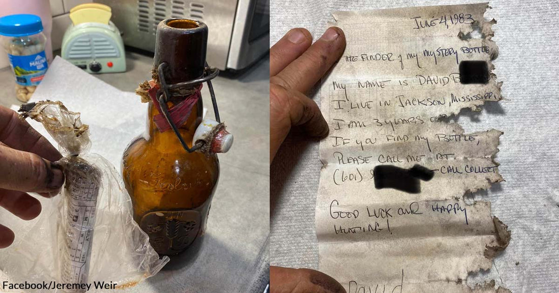 Treasure Hunting Became More Memorable for This Man After He Discovered a Message in a Bottle
