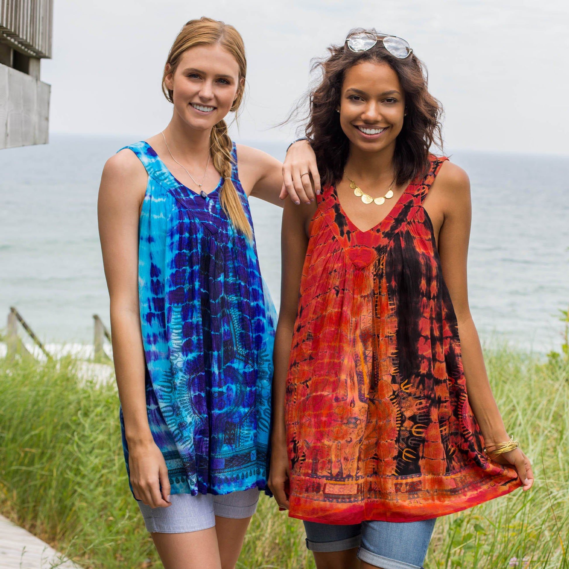 Tie-Dye Spirit Sleeveless Top