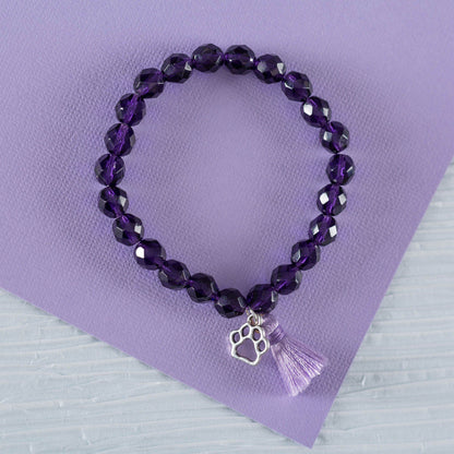 Paw Print Mala Bracelet