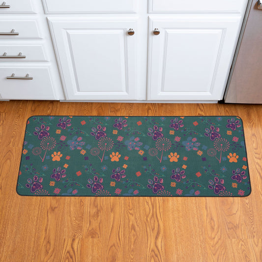 Fields of Flowers & Paws Floor Runner