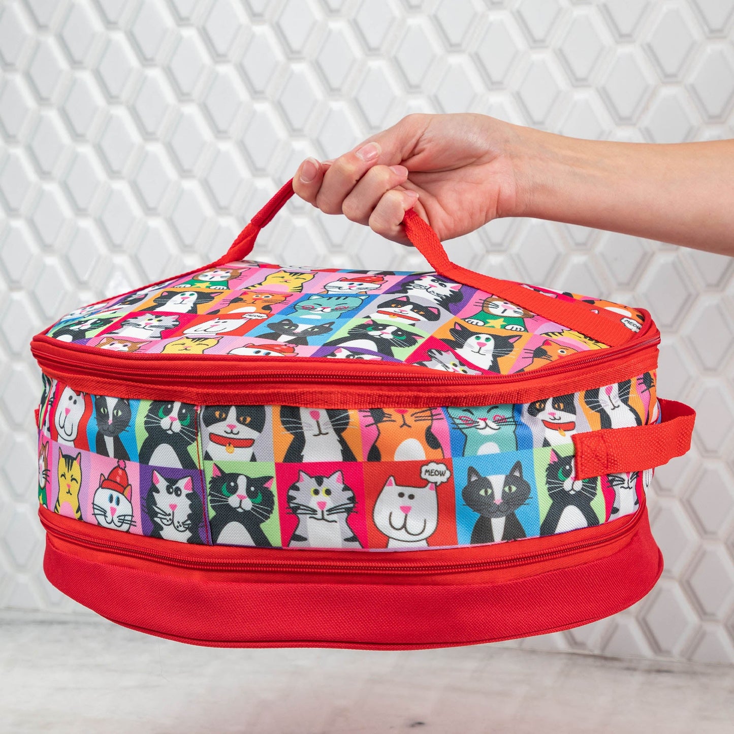 Insulated Pet Portrait Casserole Carrier