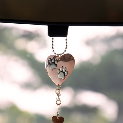 Pet Parent Mixed Metal Car Charm