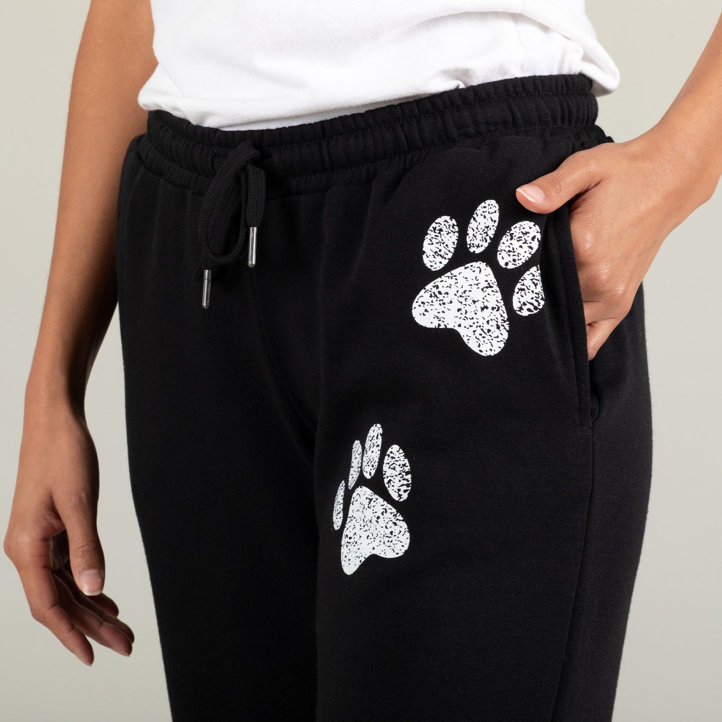 Paw Print Capri Sweatpants