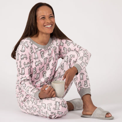 Pet Velour Luxe Stretch Pajama Set