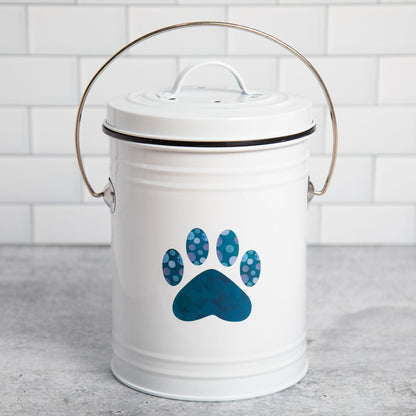 Paw Print Countertop Compost Bin