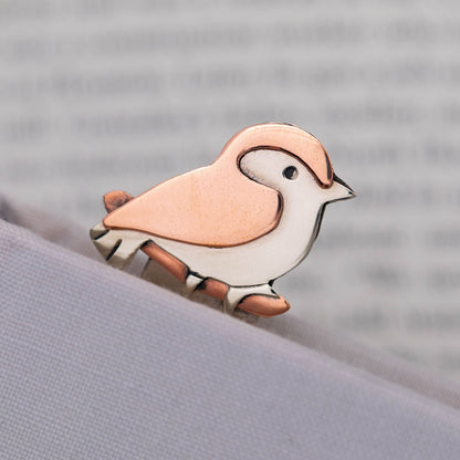 Pet Book Lover Mixed Metal Bookmark