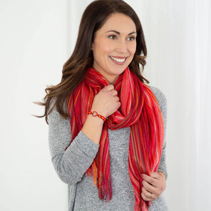 Dreaming Colors Hand-Loomed Scarf & Bracelet Set