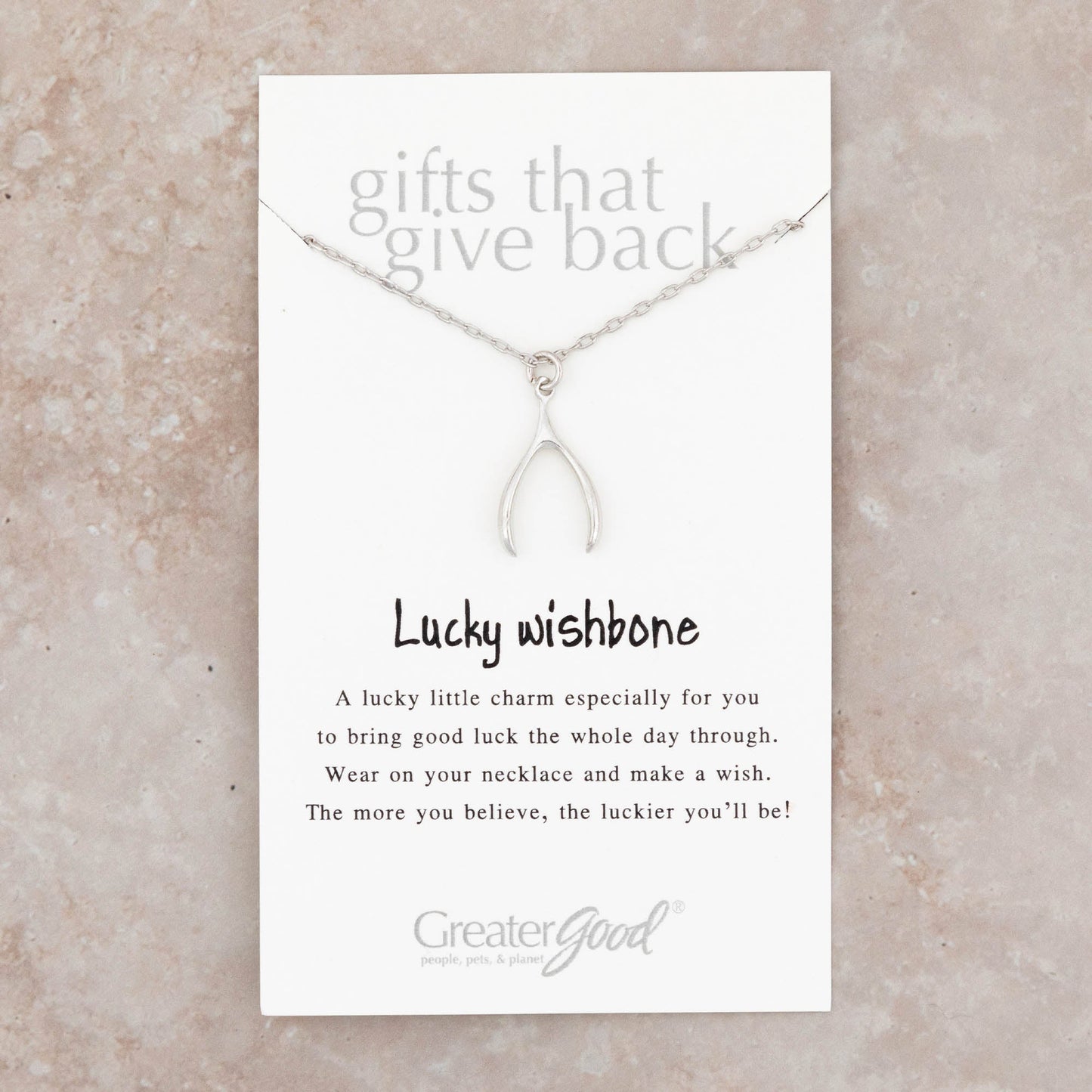 Lucky Wishbone Pewter Jewelry!