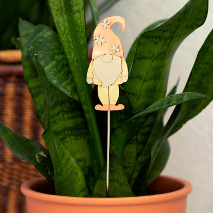 Cute Gnome Mixed Metal Plant Stake