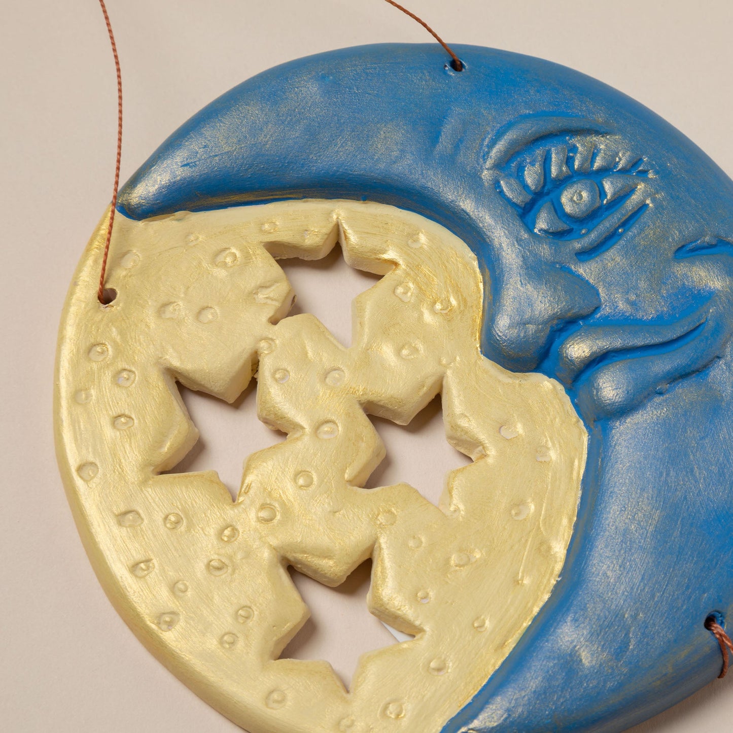 Moonlight & Stars Ceramic Wind Chime