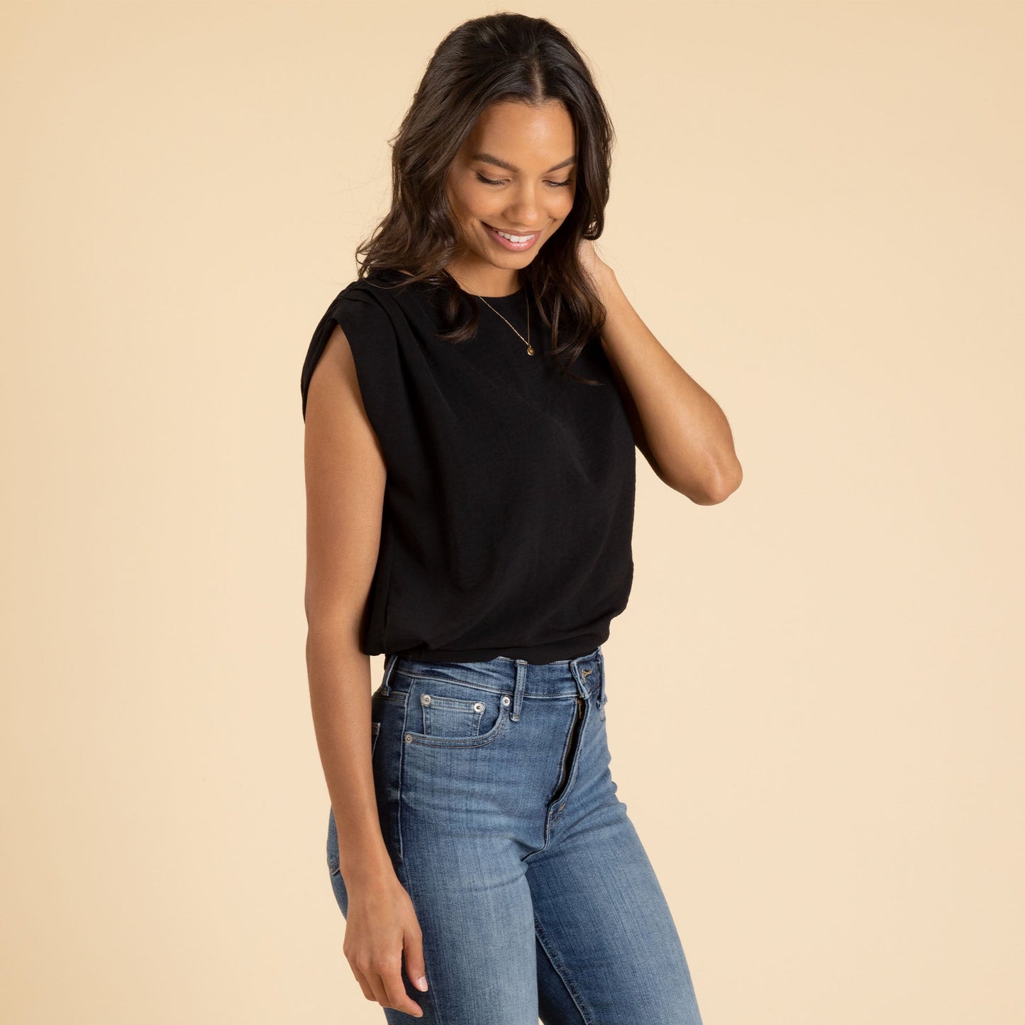 Cap Sleeve Crop Top