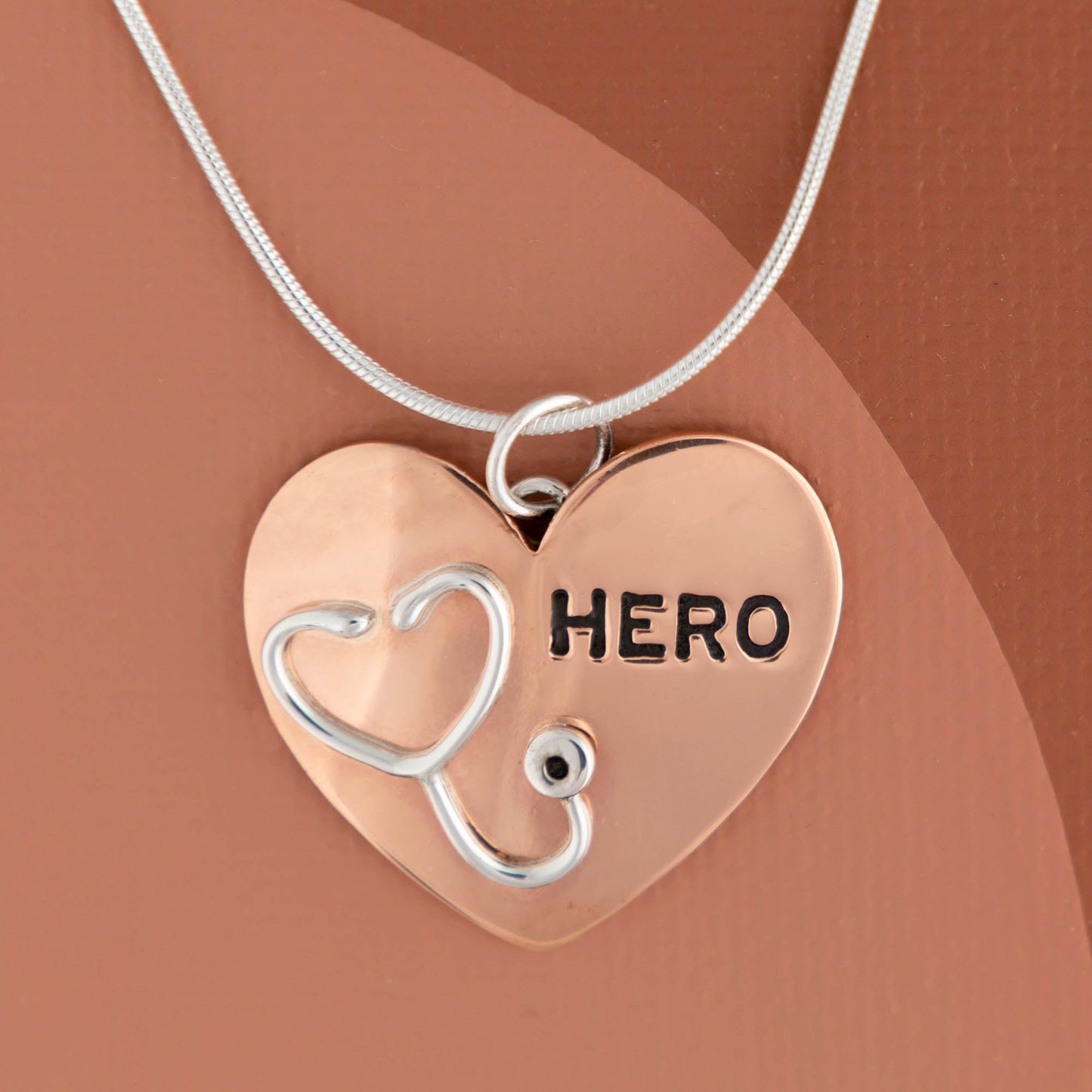 Healthcare Hero Mixed Metal Necklace