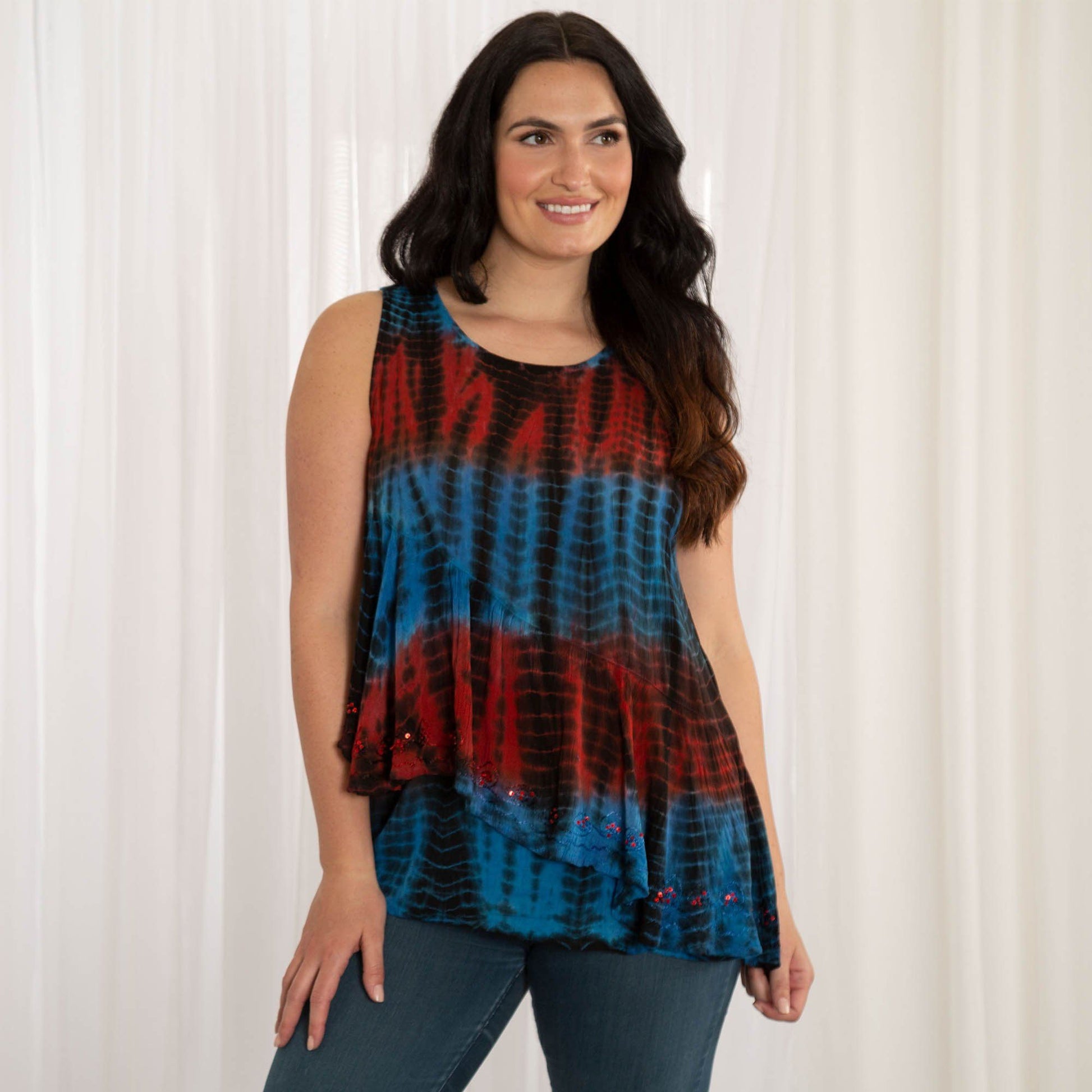 Sundance Asymmetrical Layered Tunic