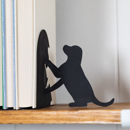 Hand Cut Pet Metal Bookends