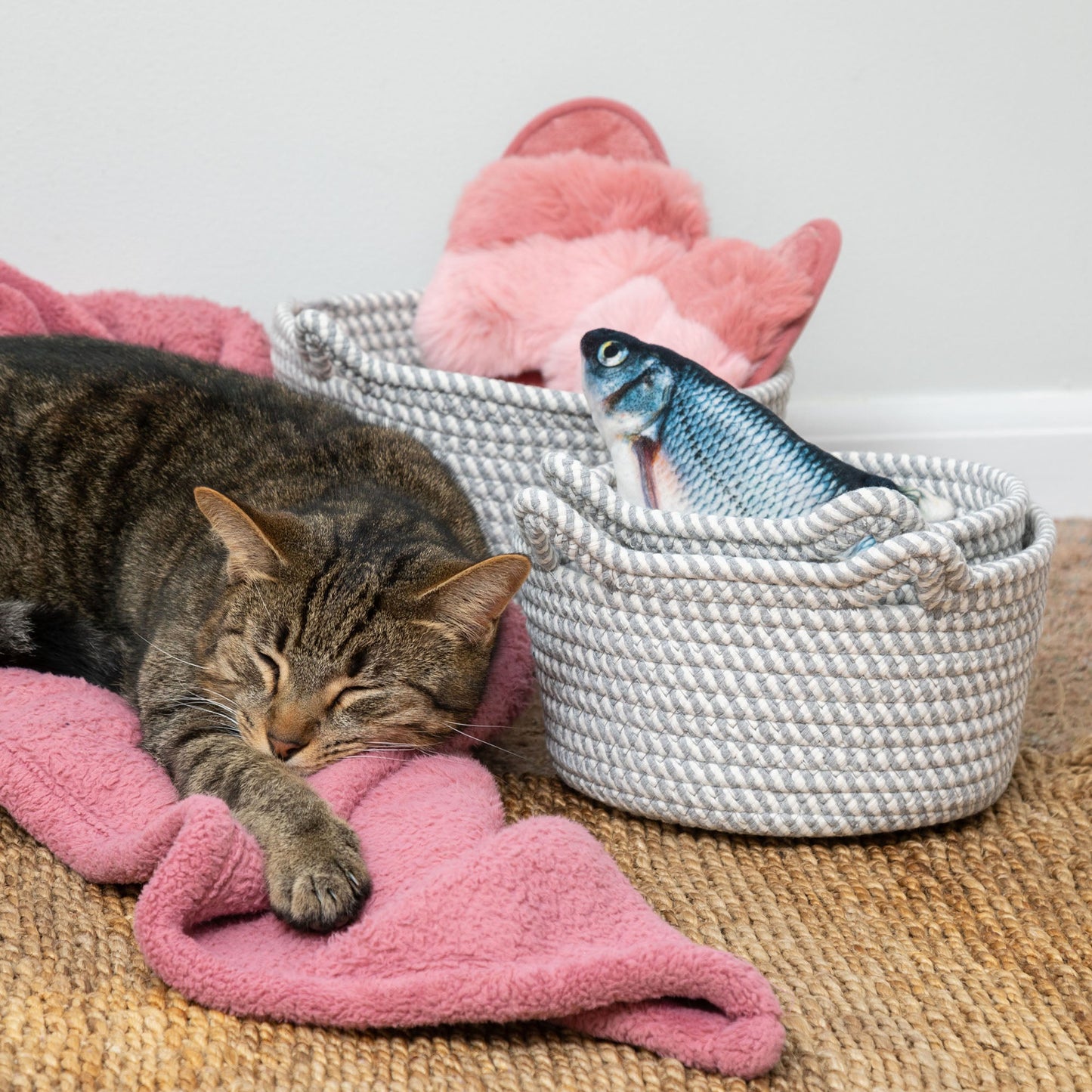 Nesting Cat Storage Baskets - Set of 3