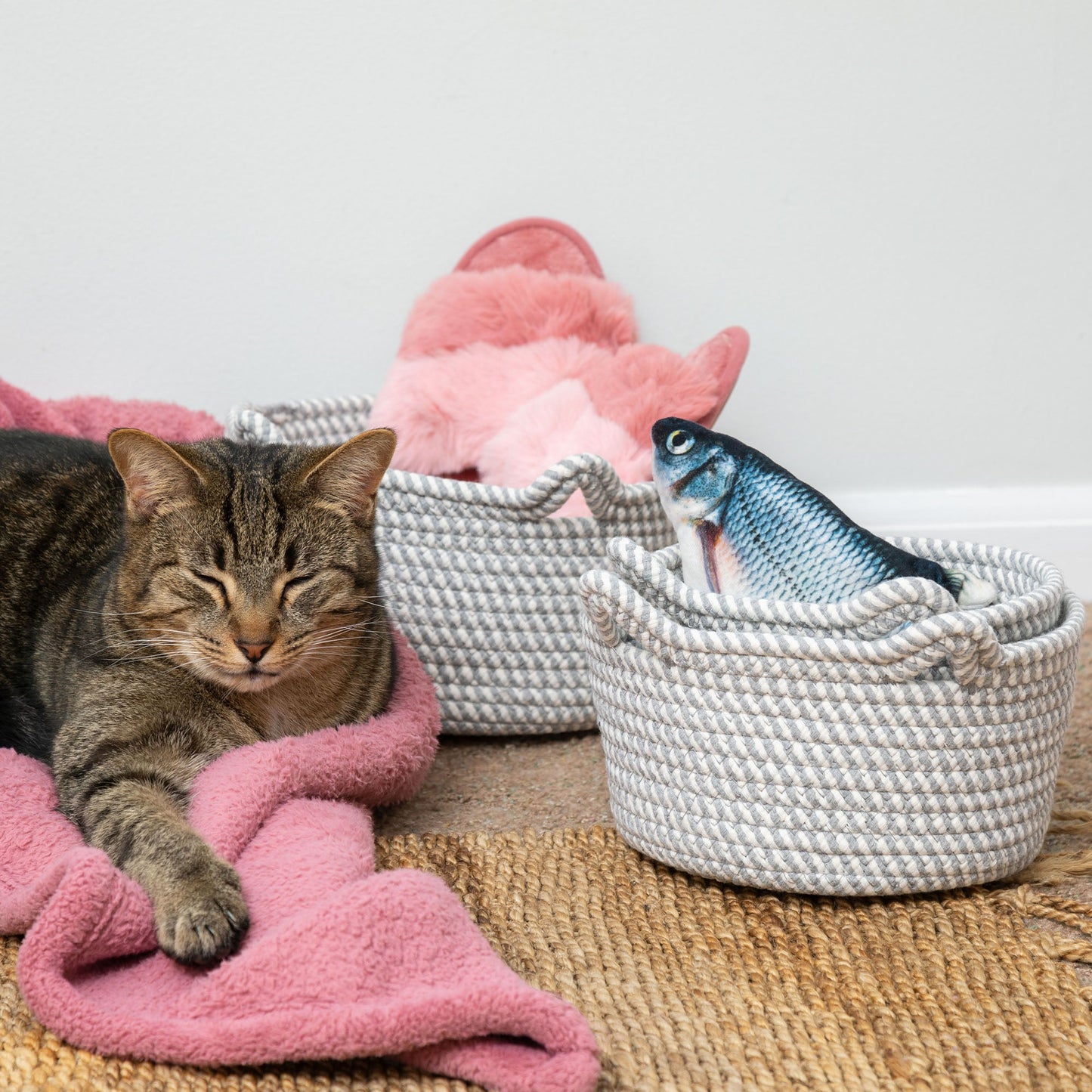 Nesting Cat Storage Baskets - Set of 3