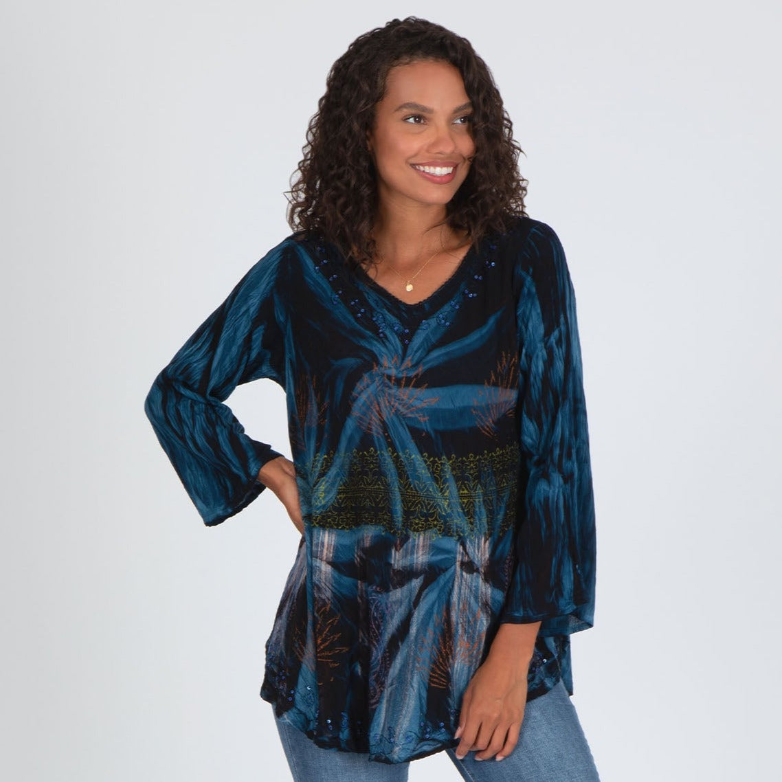 Morning Glory Long Sleeve Top