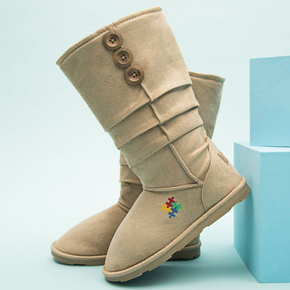 Autism Awareness Slouch Boots