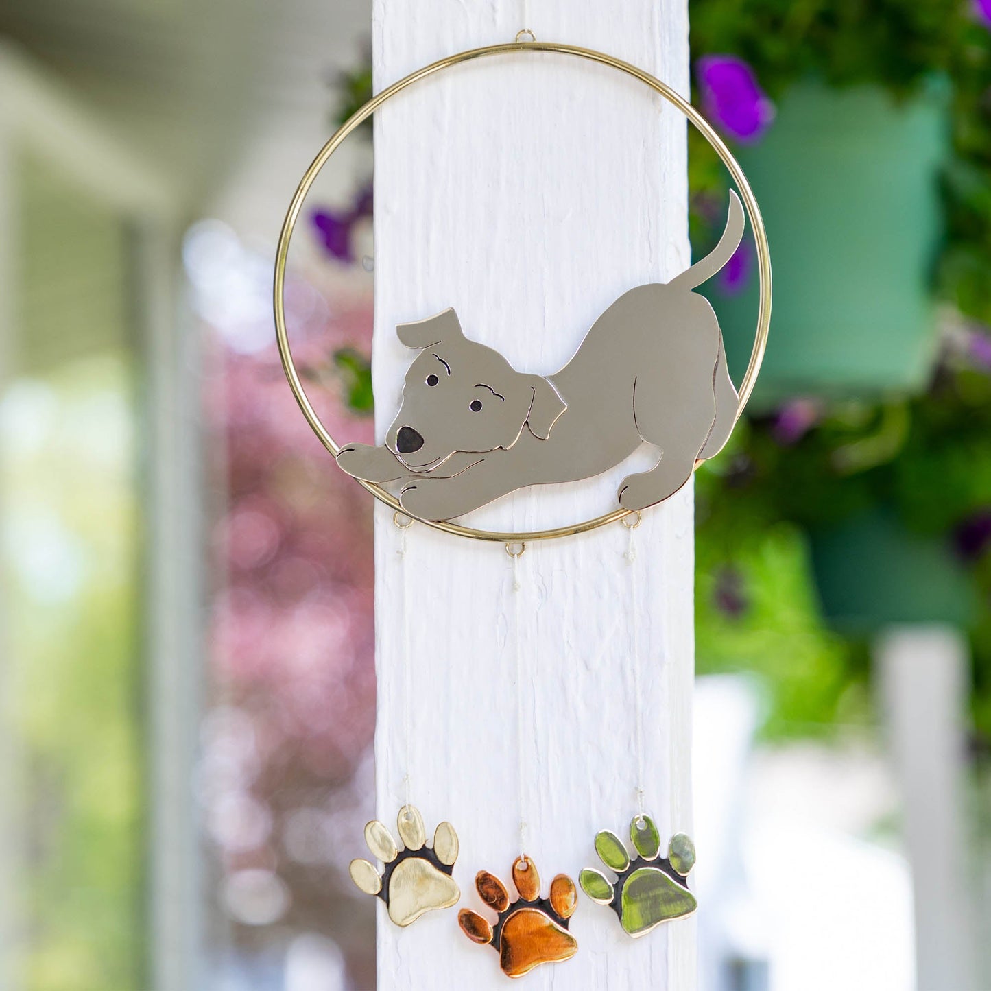 Playful Pet Mixed Metal Wind Chime