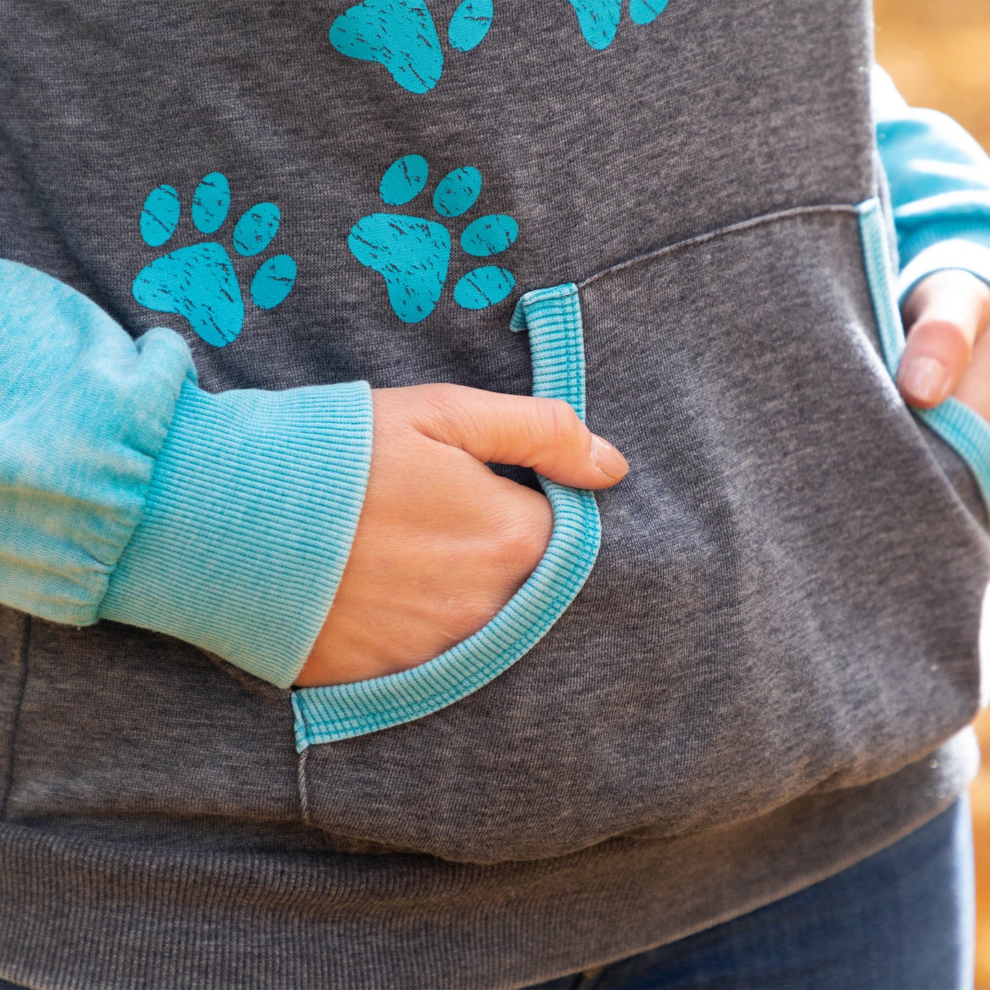 Walking Paws Burnout Hoodie