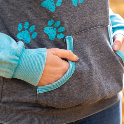 Walking Paws Burnout Hoodie