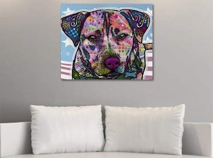 Limited Edition Aussie Shepherd Dean Russo Canvas