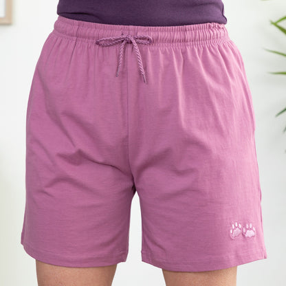 Purple Paw Women's Casual Shorts