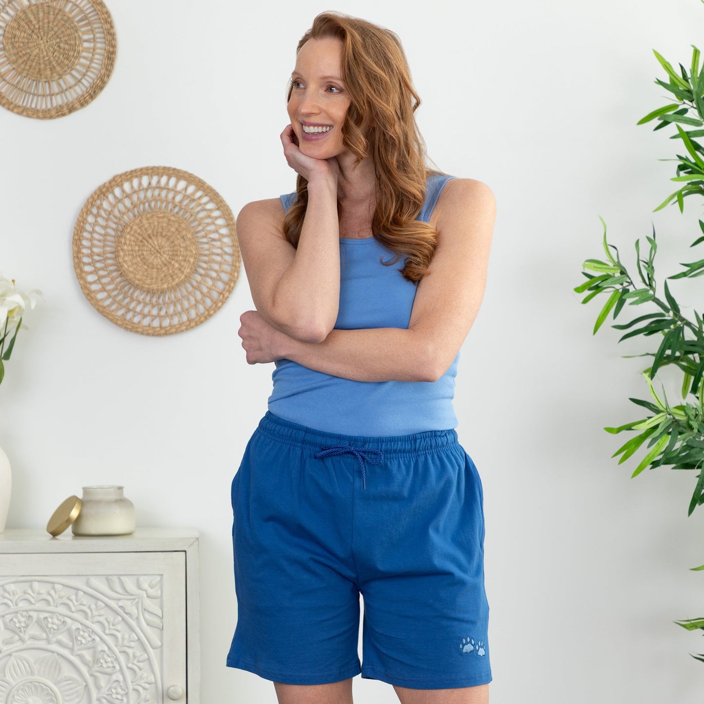 Purple Paw Women's Casual Shorts