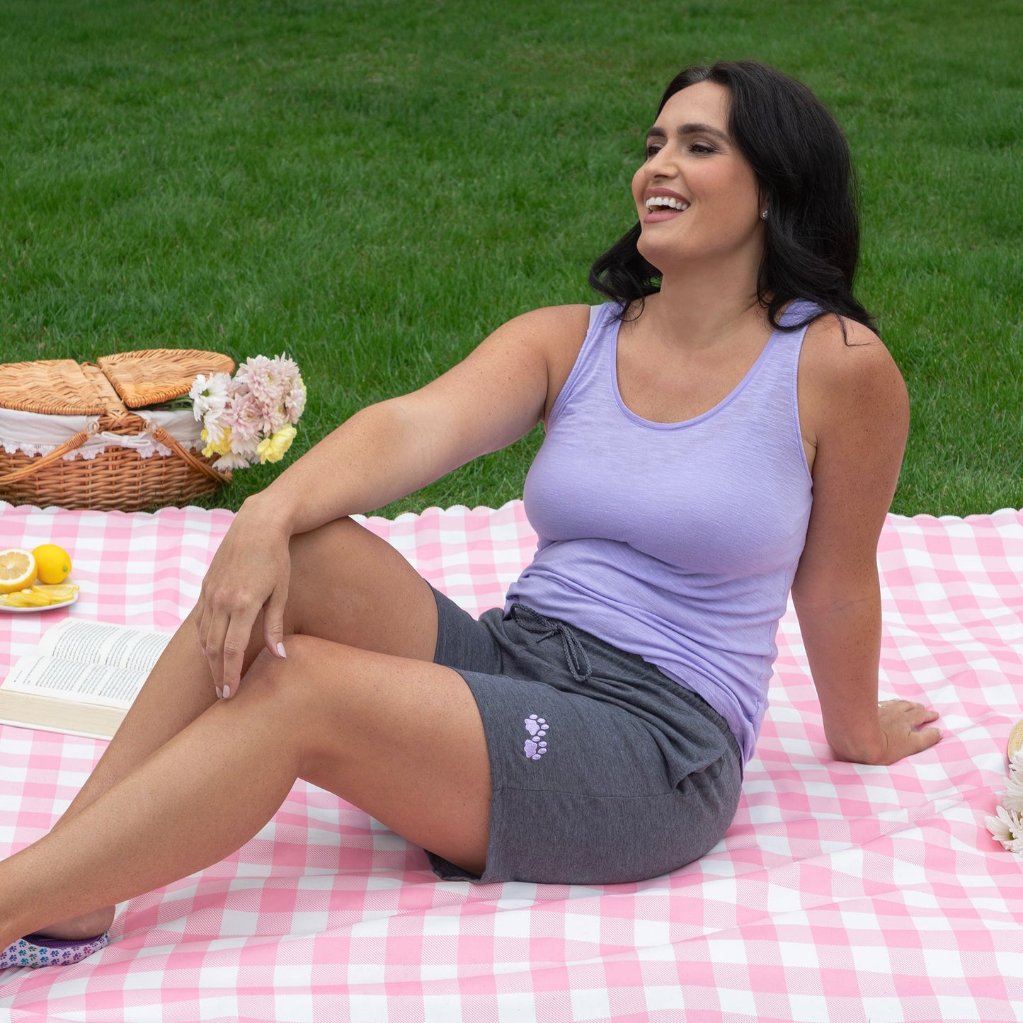 Purple Paw Women's Casual Shorts