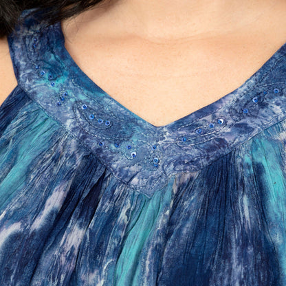 Tie-Dye Paisley Spirit Sleeveless Top