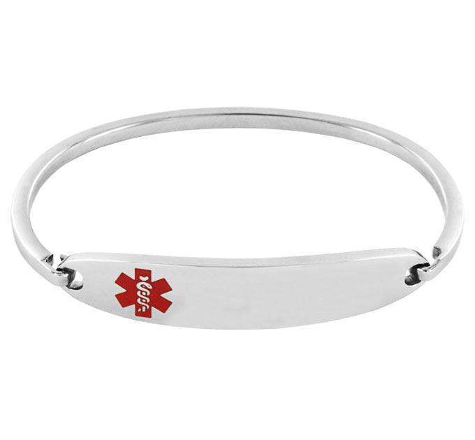 Medic Alert Hinged Bracelet