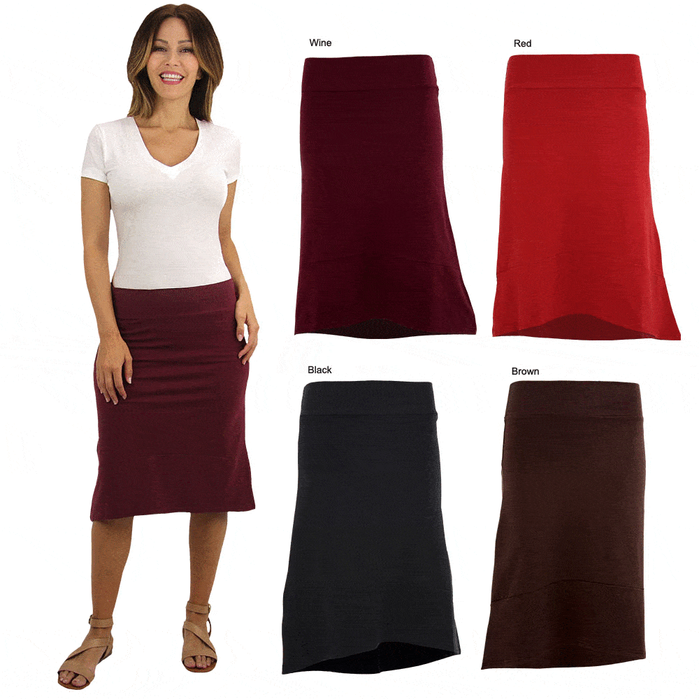 Organic High Low Skirt