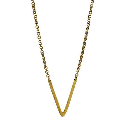 Equator Brass Necklace