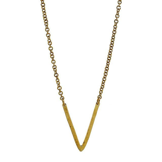 Equator Brass Necklace