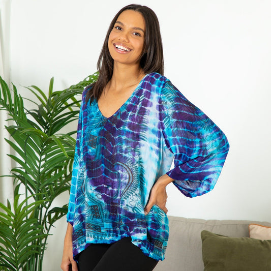 Tie-Dye Spirit Long Sleeve Top