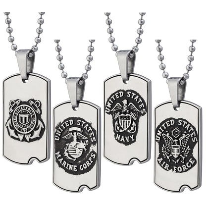 St. Michael Military Dog Tag Necklace