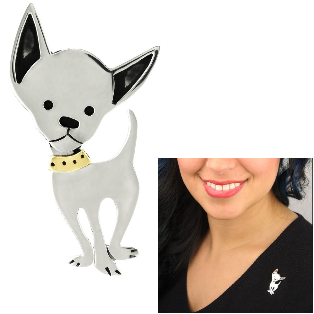 I Love Chihuahua Pin