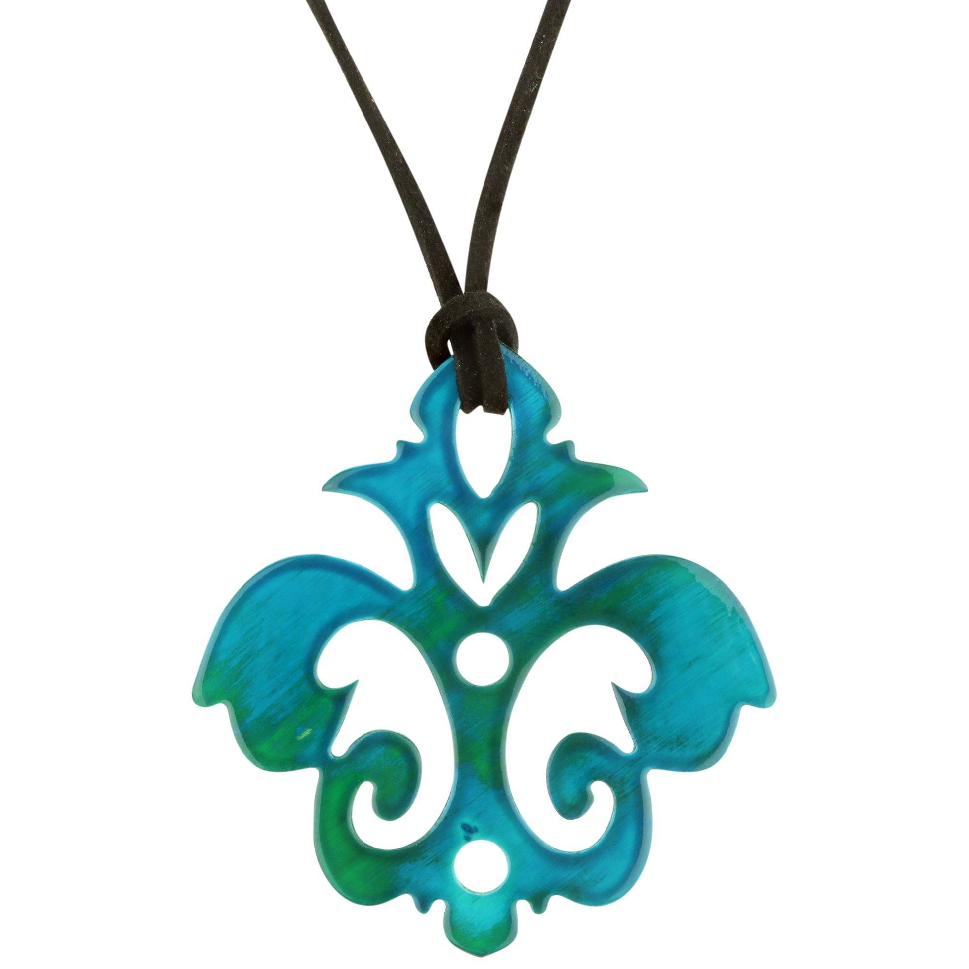 Orchid Pendant Necklace