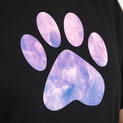 Rainbow Watercolor Paw T-Shirt