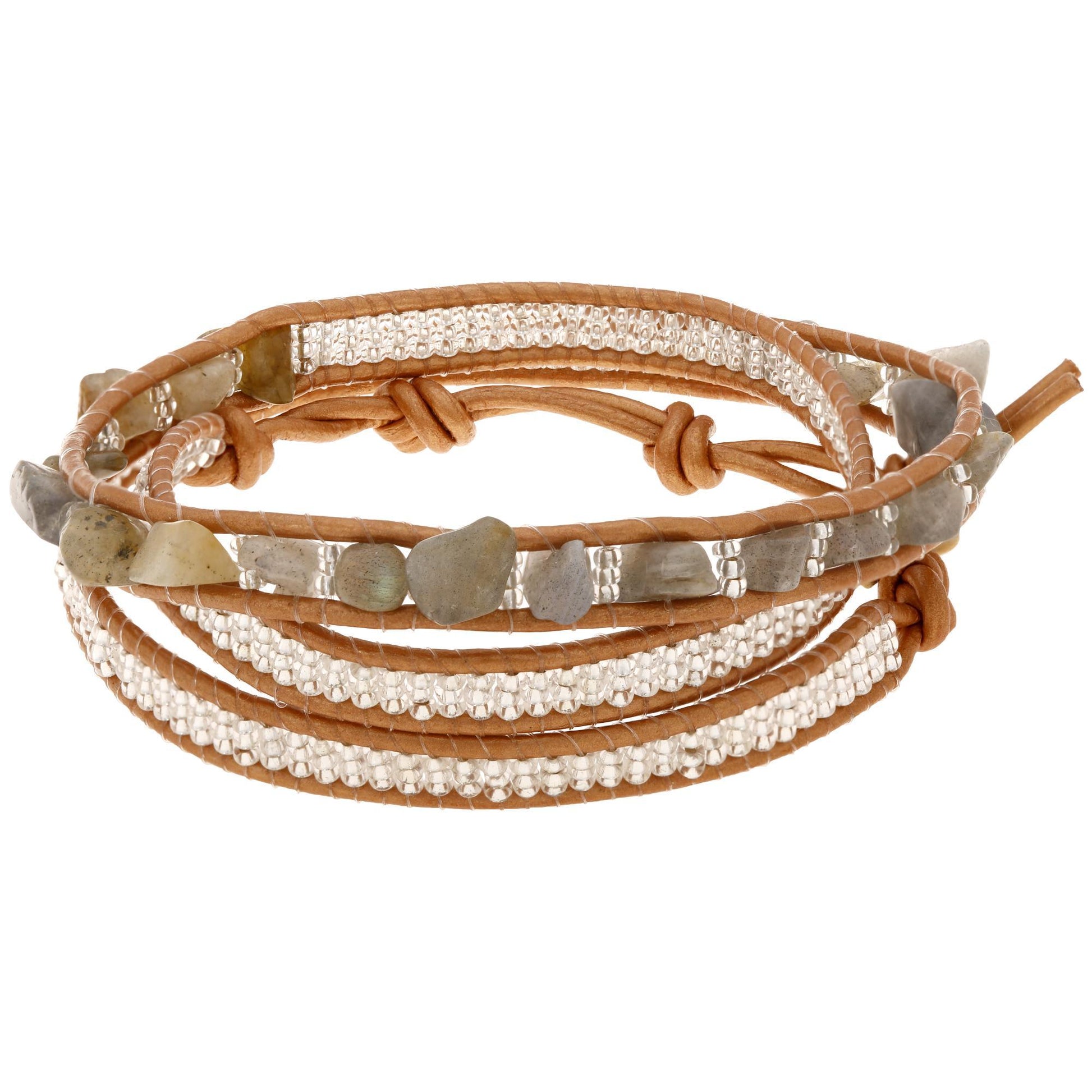 Sasa Earth 3x Wrap Bracelet