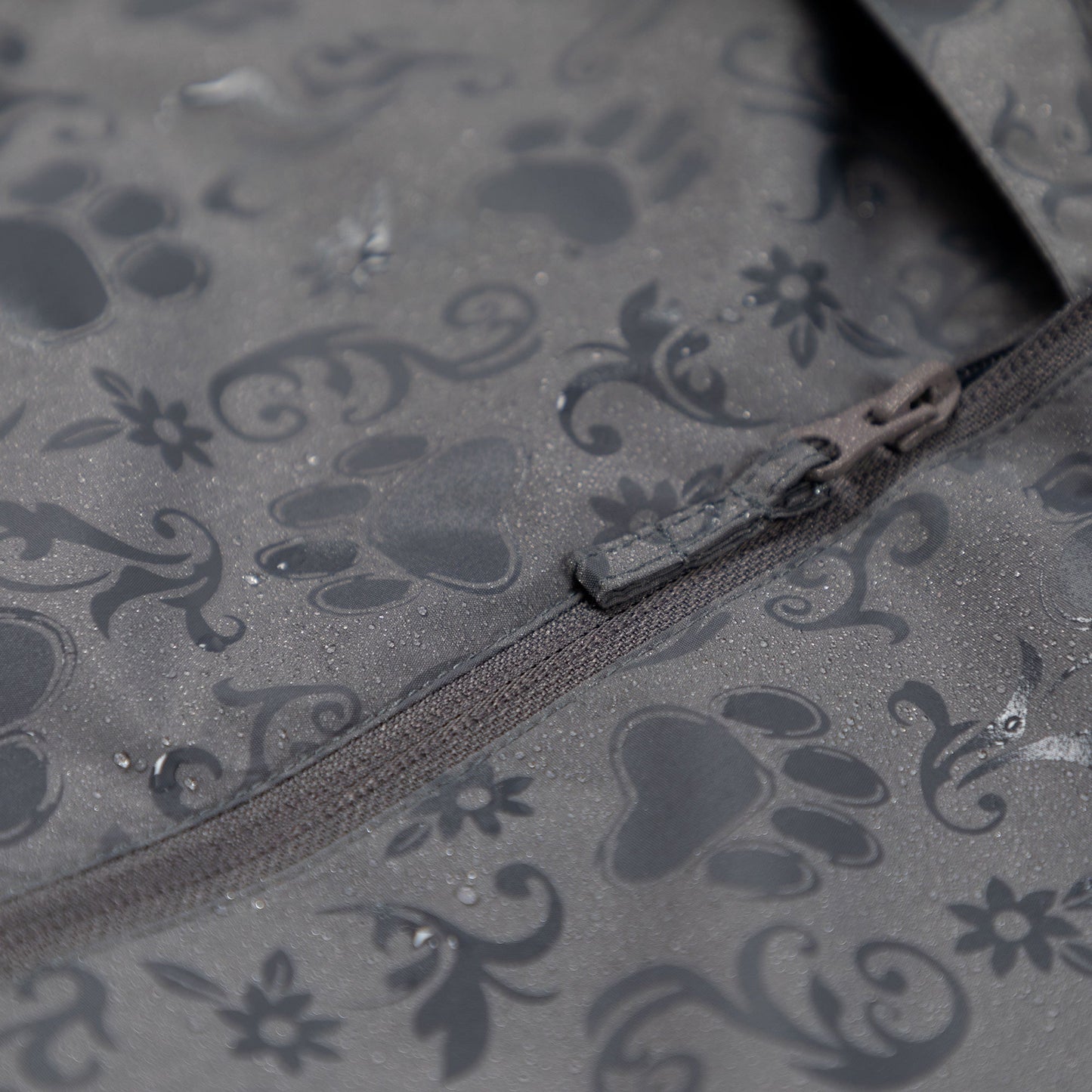Magical Print Paw Print Rain Jacket