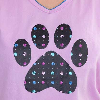 Polka Dot Paws Pajama Shorts Set