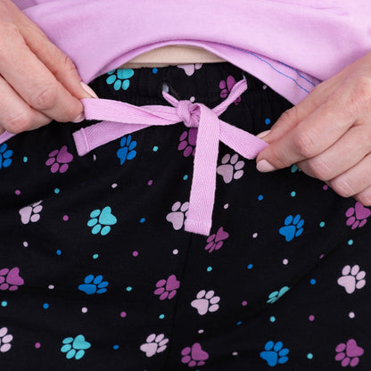 Polka Dot Paws Pajama Shorts Set