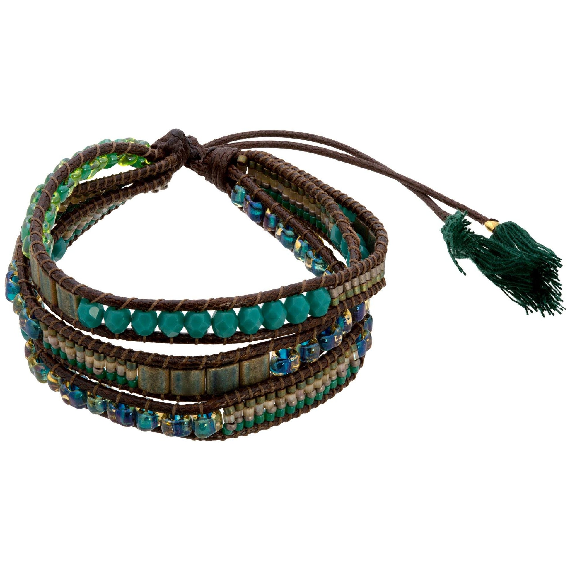 Lulu Beaded Stacked Bracelet