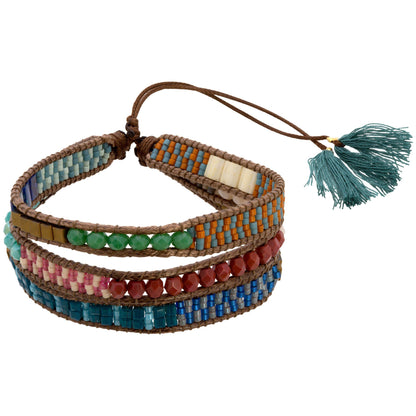 Lulu Beaded Stacked Bracelet