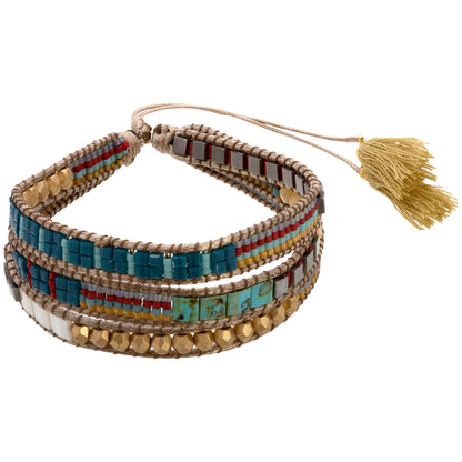 Lulu Beaded Stacked Bracelet