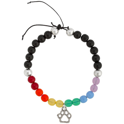 Rainbow Bridge Paw Adjustable Bracelet!