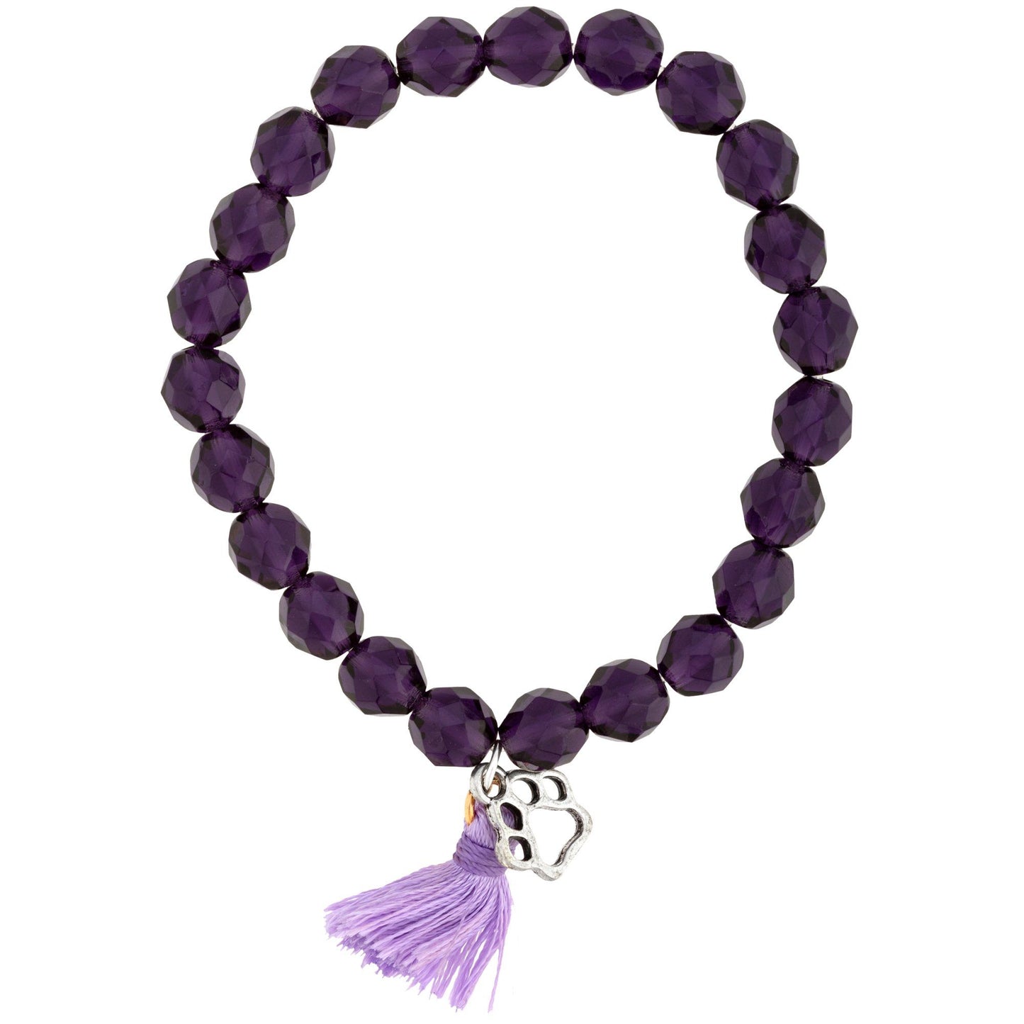 Paw Print Mala Bracelet